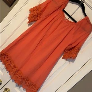 Coral Dress or Long Blouse